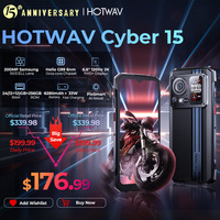 [World Premeire] HOTWAV Cyber 15 Rugged Phone 200MP PixSmart G99 6.6FHD+ 120Hz Smartphone 24GB 256GB Ultra-thin Mobile Phone