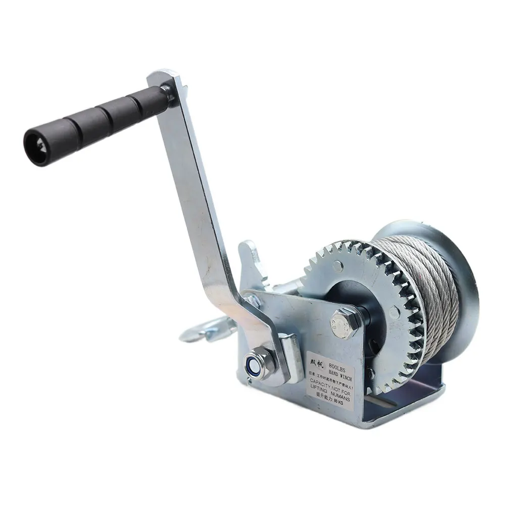 Hand Winch 600-3000 Pounds Manual Winch Wire Rope Traction Hoisting Winch Complete Specifications