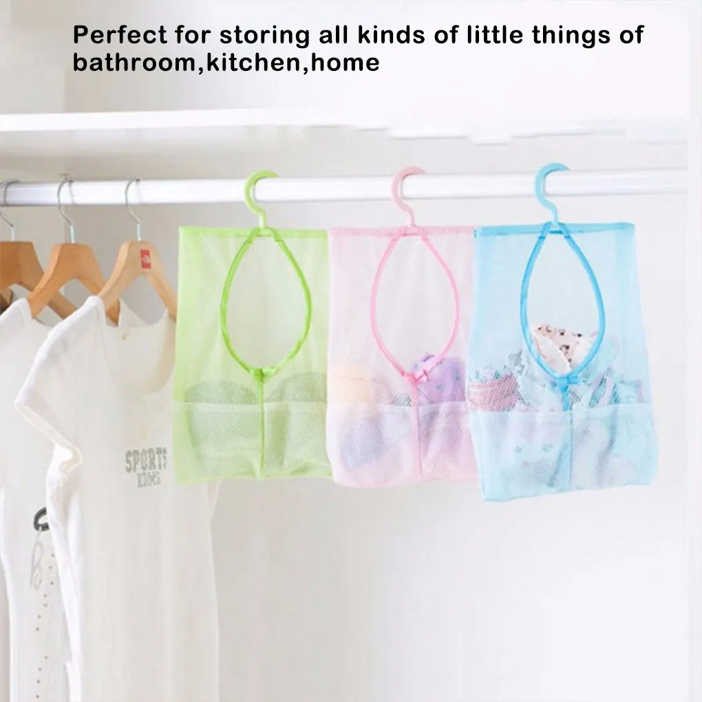 Multipurpose Clothespin Storage Mesh Bag for Closet Rack Clothes Clip Collection Multipurpose Clothespin Storage Mesh Bag