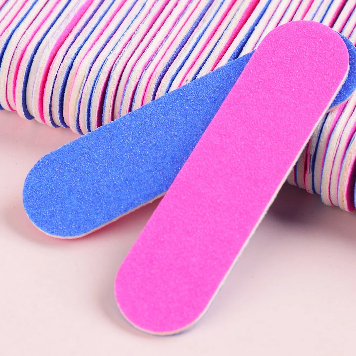 49 SZTUK pilników do paznokci Mini kolorowa płytka szmerglowa do paznokci naturalnych i akrylowych, dwustronny bufor do paznokci do manicure i pedicure