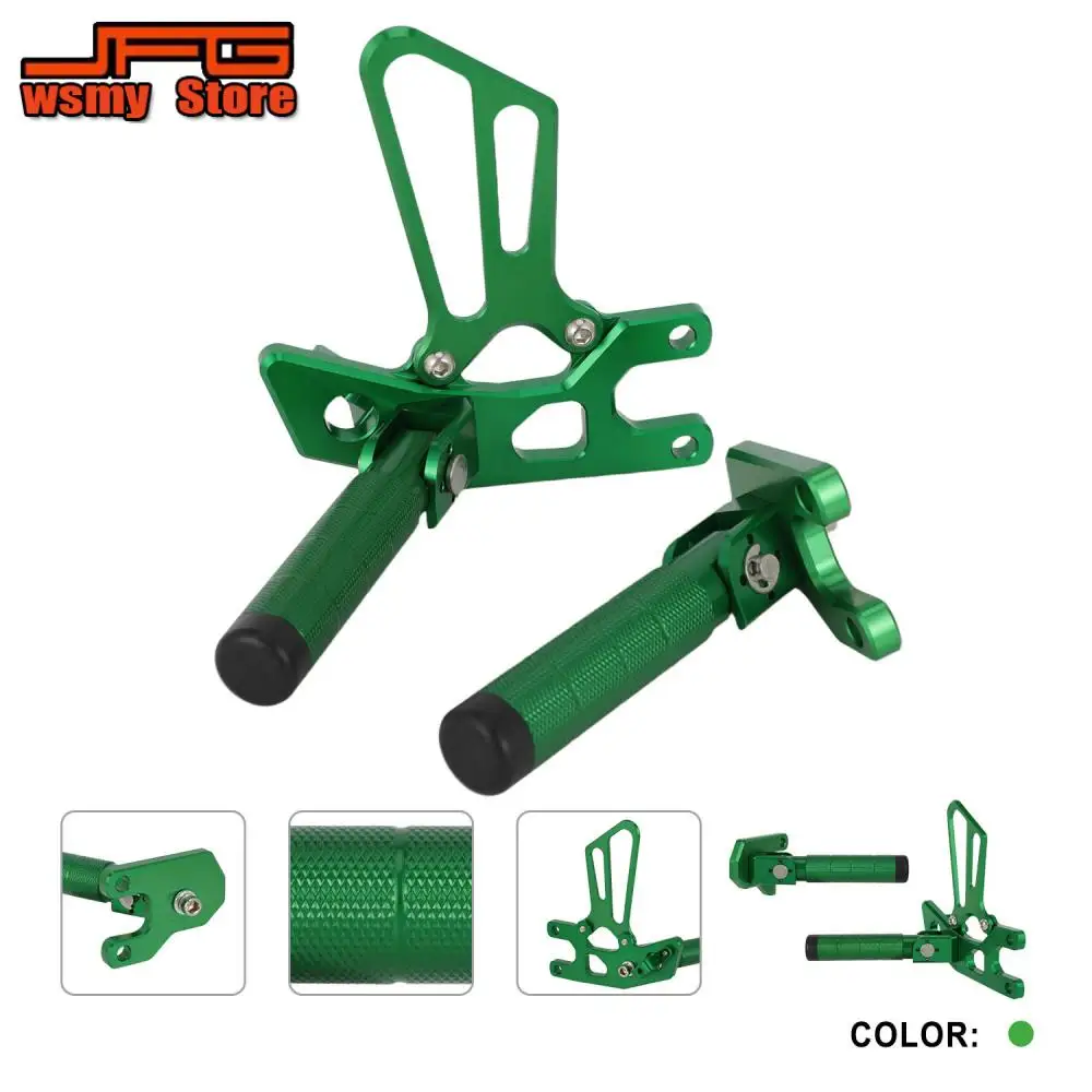 

Аксессуары для мотоциклов для kawasaki KLX 230, задние подножки с ЧПУ, педали, подножки, внедорожный электродвигатель, велосипедные детали, летние