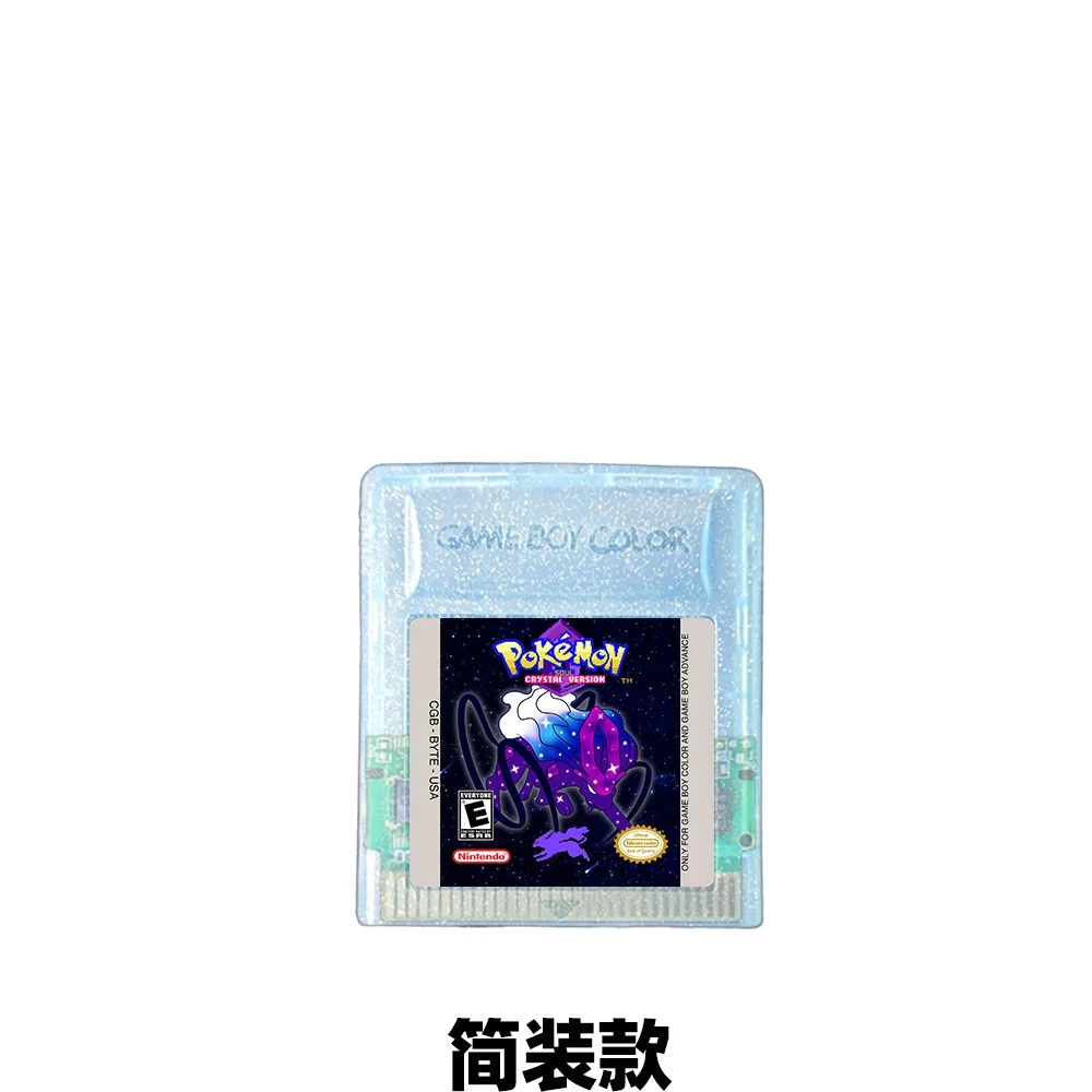 Karta do gry Pokémon Soul Crystal GBC/GBA Nowa gra Pokémon, wersja amerykańska angielska