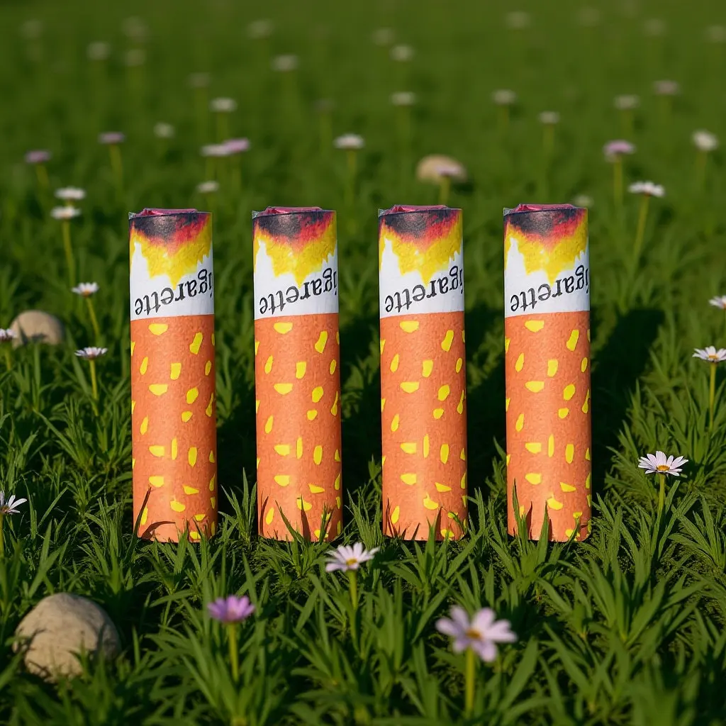 

4Pcs Realistic cigarettes Simulation Halloween Cosplay Party Props Novelty Prank Spoof Trick Masquerade Accessories