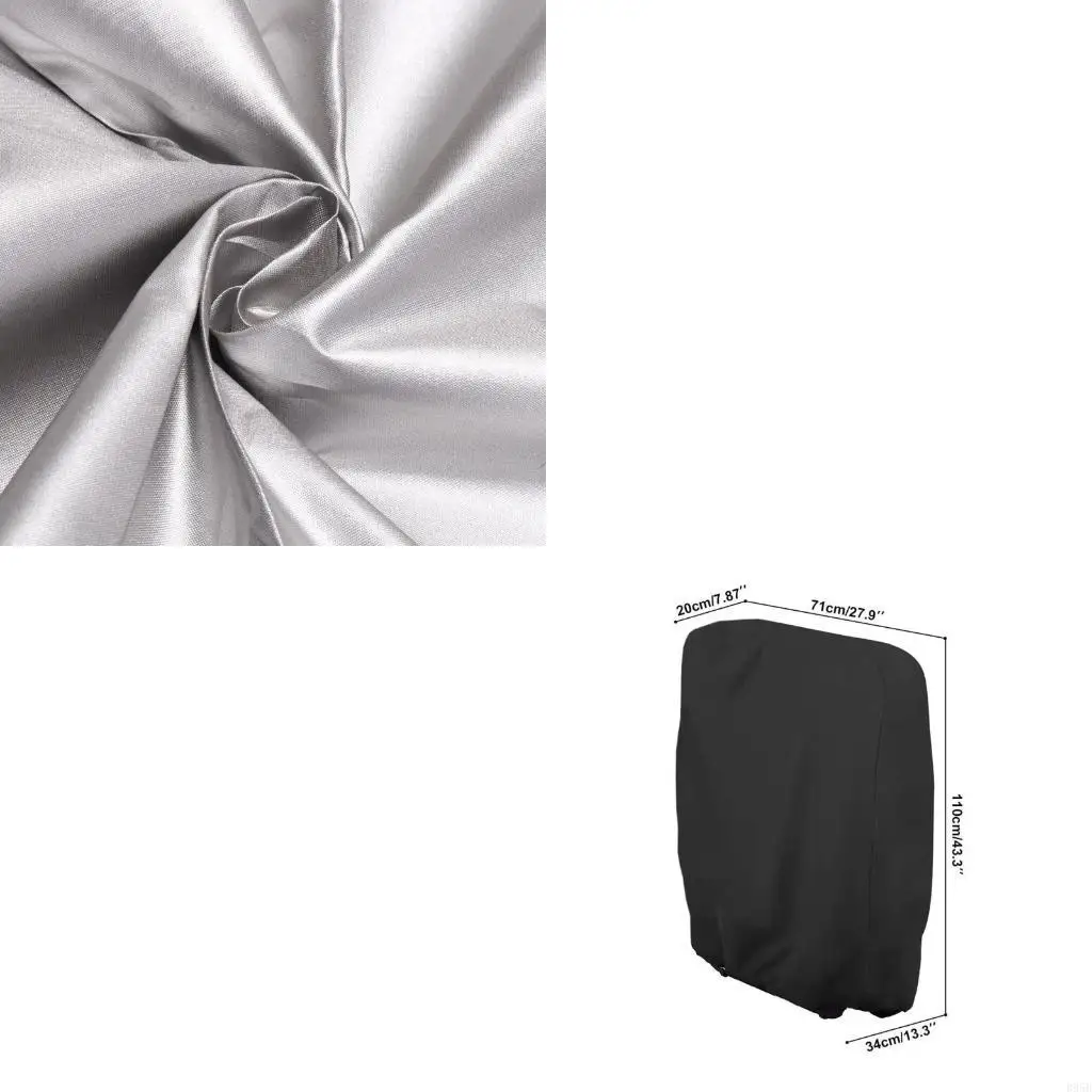

Outdoor Folding Chair Cover Waterproof Dustproof Lawn Patio Furniture Covers B95B