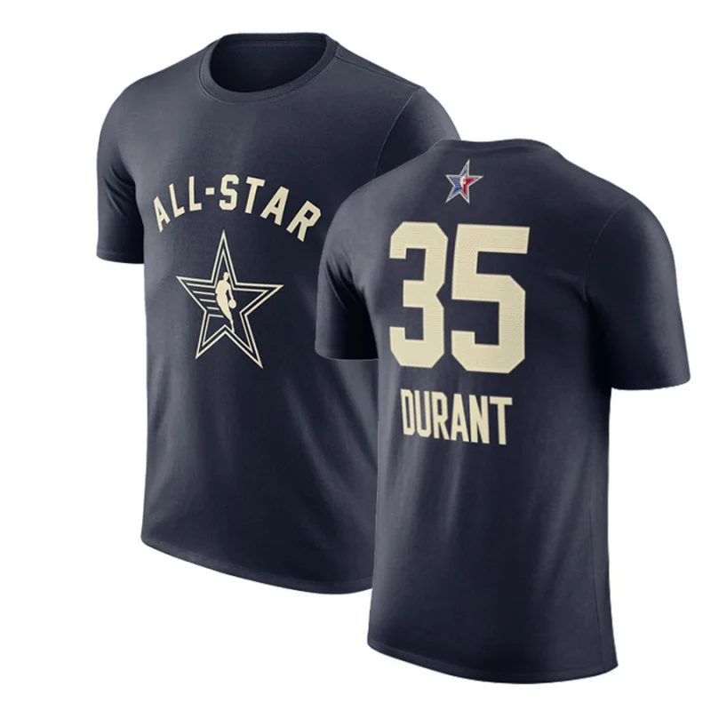 Camiseta Retro americana para hombre, Camiseta de algodón All-star de la NBA, ropa de calle Y2K de manga corta para hombre y mujer, novedad de 2025