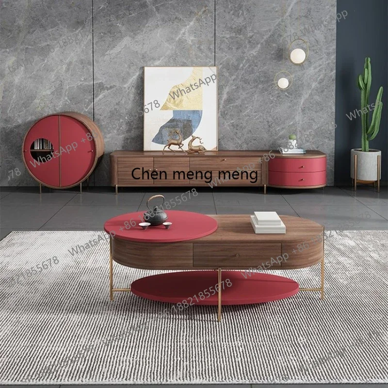 N138  Wholesale Modern Coffee Table Design Simple Small Apartment Coffee Table Europe Popular Living Room Furniture Salongbord