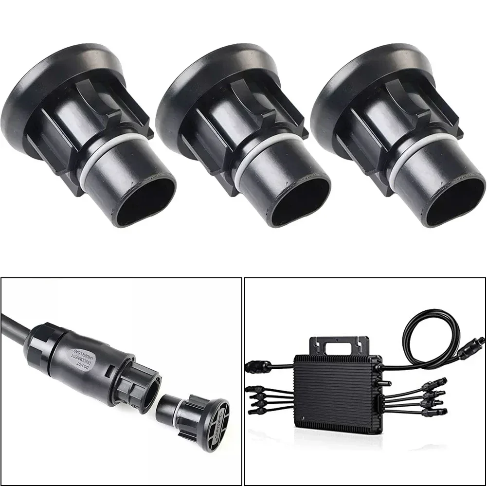 Solar End Cap Solar Connector PPO Material Solar Panel Waterproof Connectors End Cap For Betteri BC01 FeMale Solars Accessories