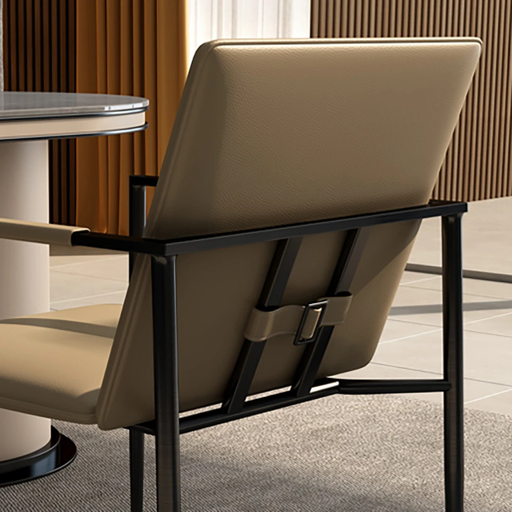 Sedie da pranzo di design della metà del secolo Sedie da pranzo premium moderne di lusso nordico Soggiorno con braccioli Chaise Design Furniture