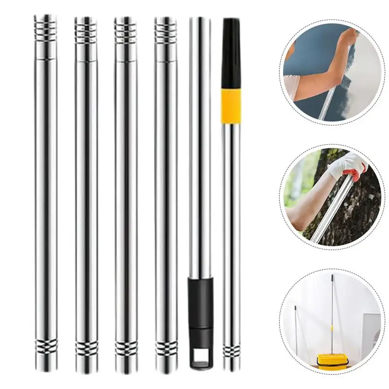 Extension Pole Multi-purpose Telescopic Rod Paint Roller Brush Extension Replacement Pole Removable Extension Rod