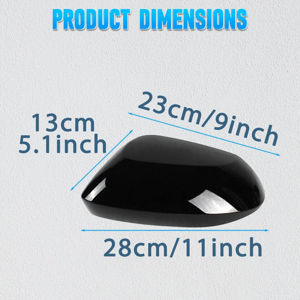 Car Rear View Side Mirror Cover Caps Replacement for Toyota
