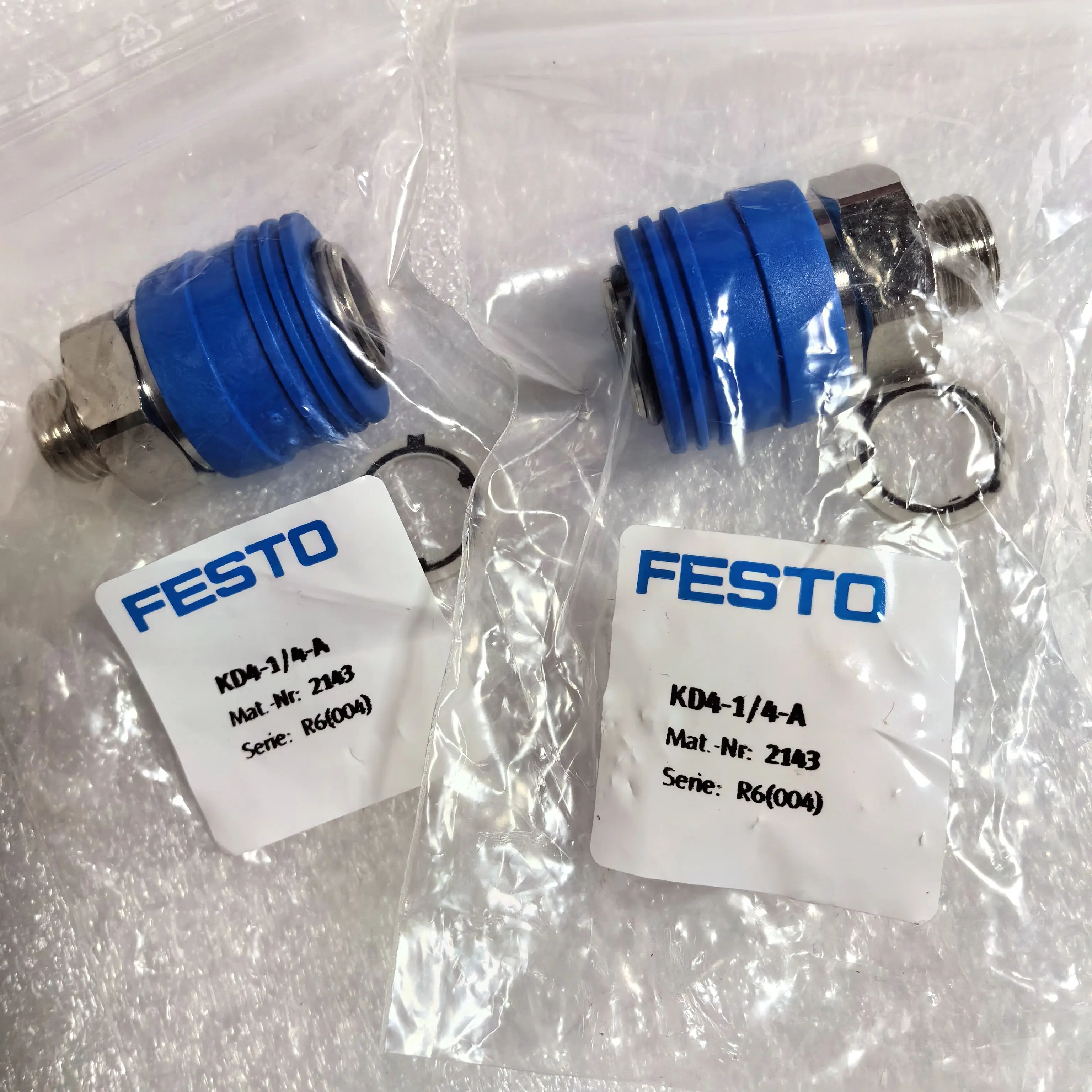 FESTO quick connect socket KD4-1/2-A 2143 2144 2145 531639 531640