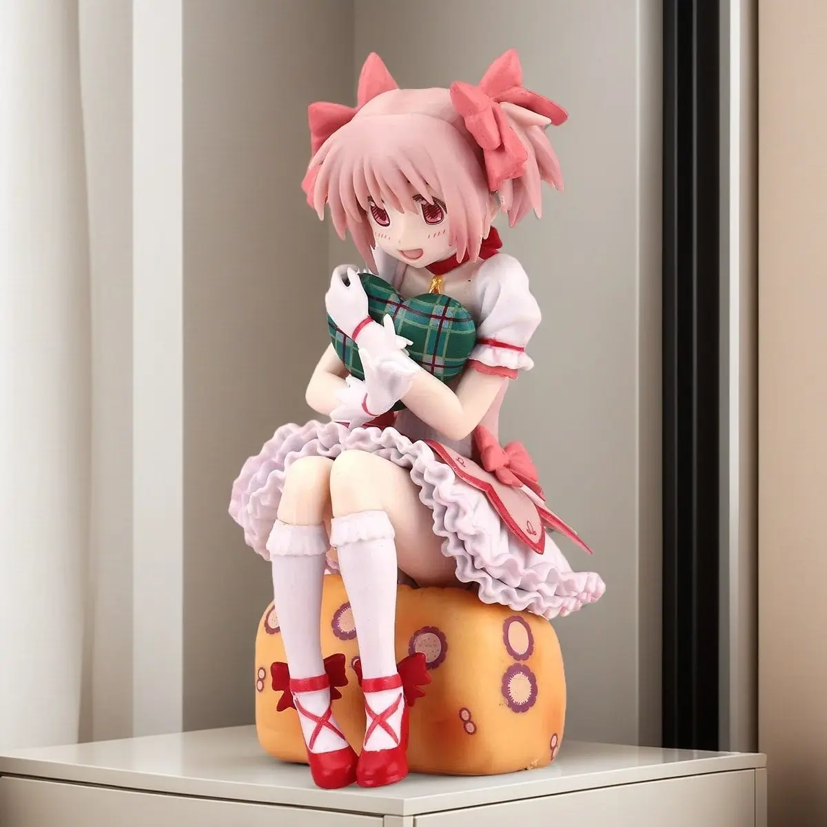 Anime Puella Magi Madoka Magica 17,5cm Kaname Madoka Cartoon-Figur PVC-Modell Desktop-Ornamente Kinderspielzeug Feiertagsgeschenke