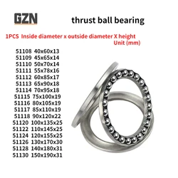 1PCS Radial Plane thrust Ball Bearing 3-in-1 51108 51109 51110 51111 51112 51113 51114 51115 51116 51117 51120