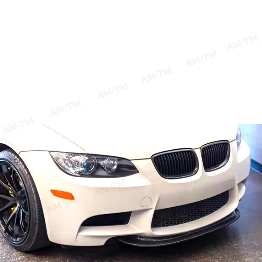 For BMW 3 Series E90 E92 E93 M3 2008 - 2013 Carbon Fiber Car Front Bumper Splitter Front Lip Chin Spoiler Diffuser Parts Body ki - view 2