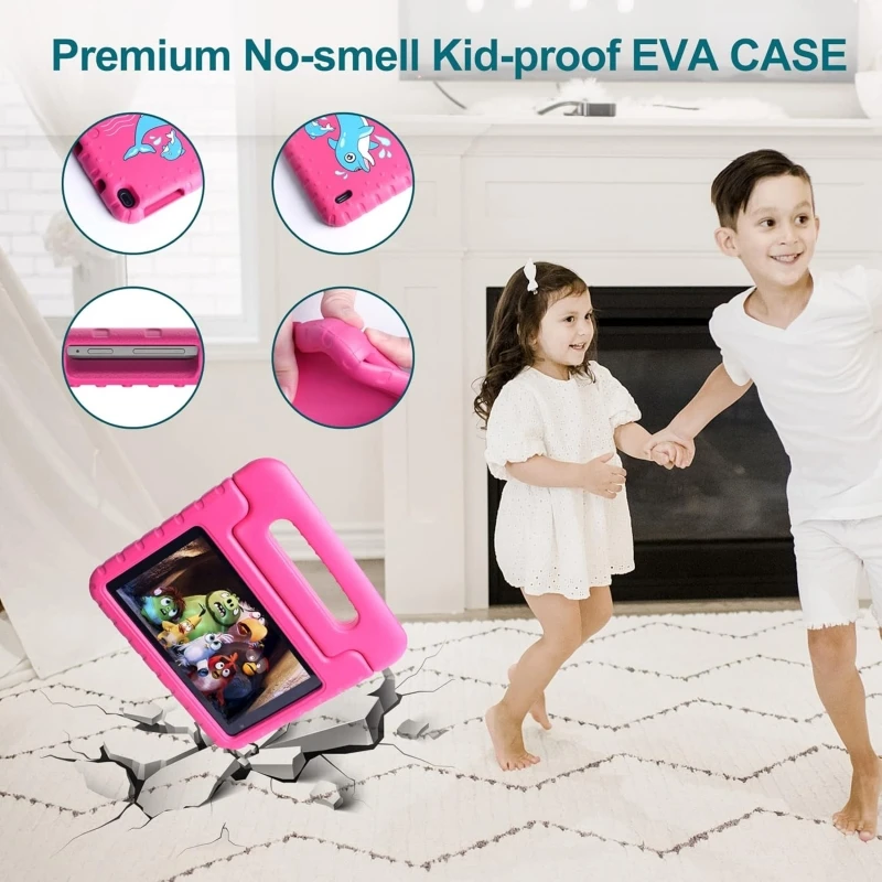 New 7 INCH Android 13 Kids Tablet WIFI DDR3 3GB+4GB RAM 64GB ROM Allwinner A133 Quad Core CPU 1.6GHz Dual Camera 3500mAh