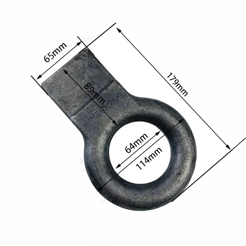 Factory direct sales Ring trailer cover connector Trailer accessories Red punch forging 5 tons general purpose model