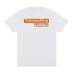 Trainspotting Vintage T-shirt Movie Choose Life 90's 80's Cotton Men T shirt New Tee Tshirt Womens Tops