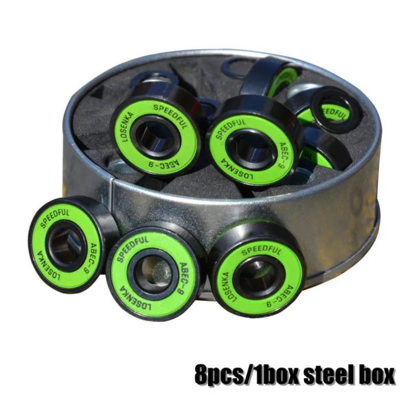 8pcs/16pcs/32pcs 608 Bearing ABEC 9 Skate Bearing Skateboard Steel Ball Racing Skate Bearing 22*7mm Slide bearing MS2305 - 8