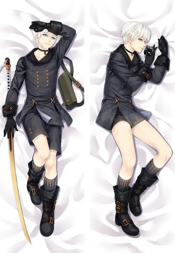 Anime Cosplay Wig 2 Styles Silver Gray Season 2 Entertainment District Arc Wigs Dakimakura Pillow Case Pillow Cover