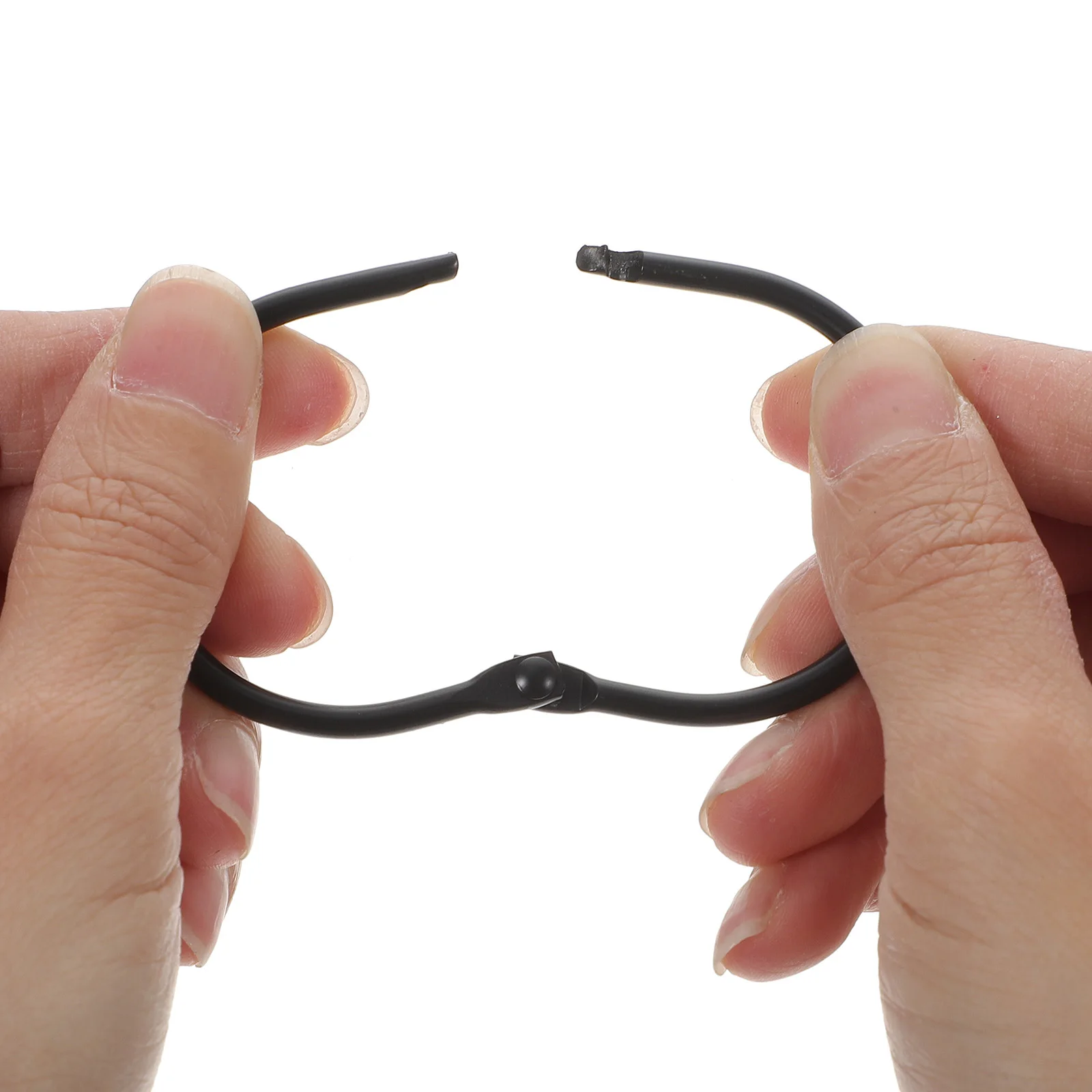 

30Pcs Metal Shower Curtain Rings Hanging Hooks for Bathroom Heavy Duty Smooth Slide Rust Proof Shower Rod Curtain Rings