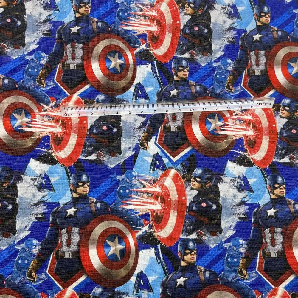 Sale Disney The Avengers Superhero Spiderman Cotton Fabric Material For Clothes Dress Patchwork Fabrics Sew Quilting Needlework