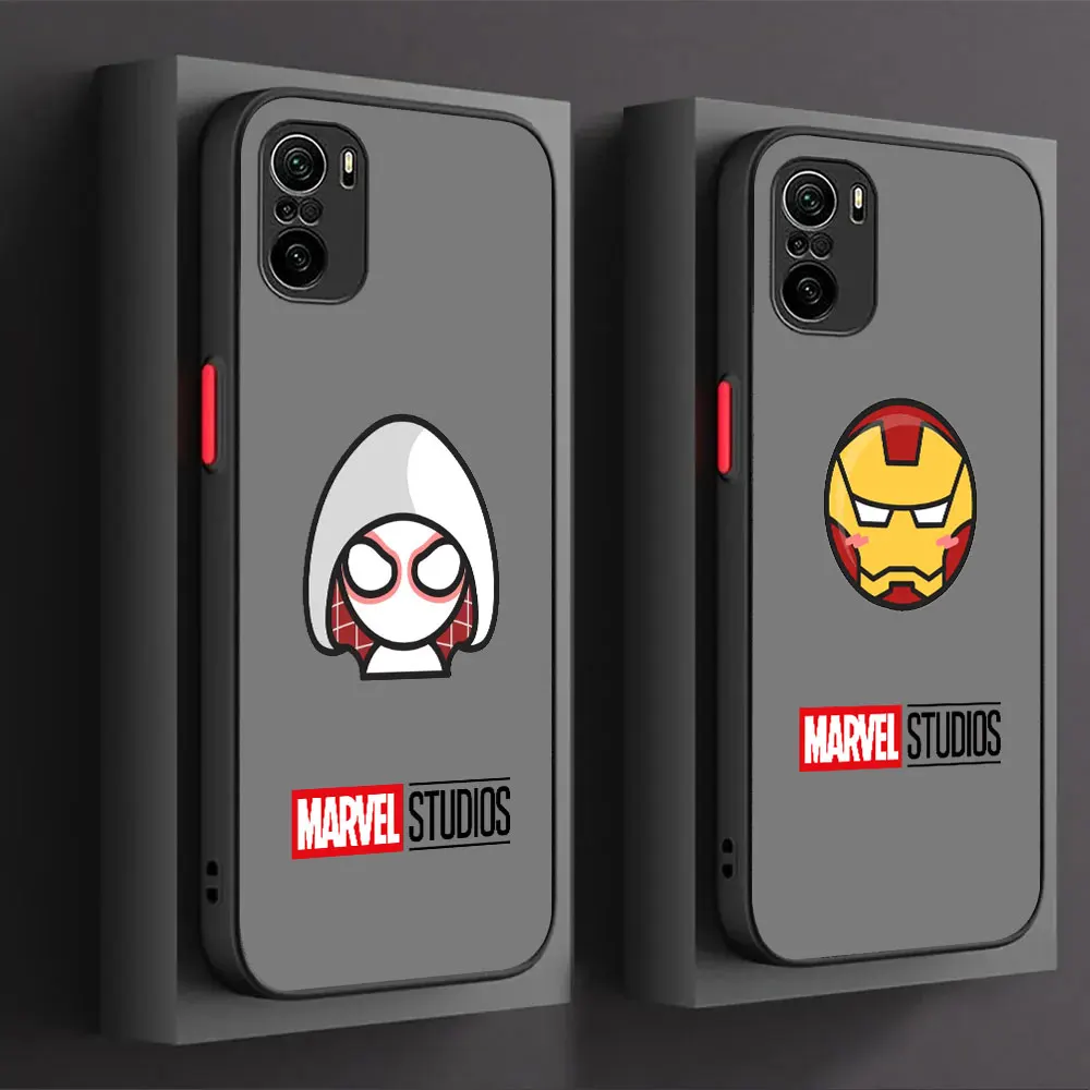 Cute Marvel Heroes Matte Shockproof Phone Case For Infinix SMART 8 6 5 4 NOTE 30 12 G96 G88 11 10 8 8I 7 S PRO PLUS NFC