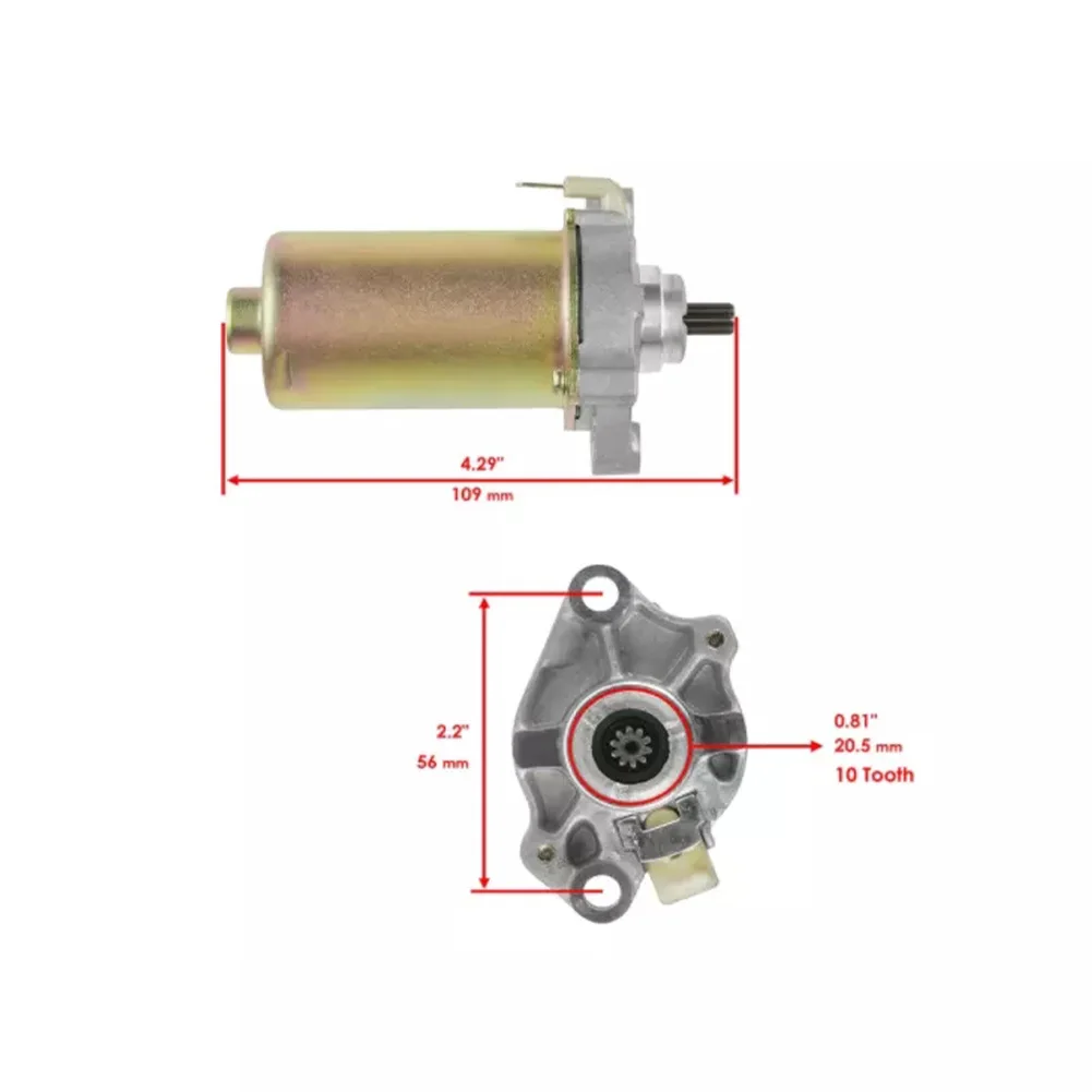 For Piaggio/Vespa TPH 50 Typhoon Type tec1t 31210-GR1-0040 Motorcycle starter motor Piaggio Peugeot