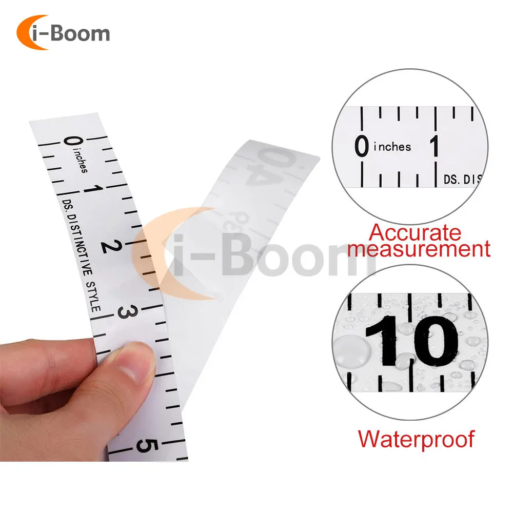 Tape Measures Self-Adhesive Measuring Tape Stainless Steel Workbench Ruler Adhesive Backed Tape Measure Metric Scale Ruler