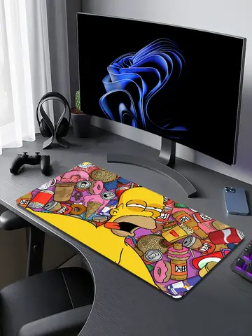 Cartoon T-The Cool S-Simpsons For Keyboard Office Large Mouse Mat Pad Computer Game Big Anti-slip Rubber PC Mice