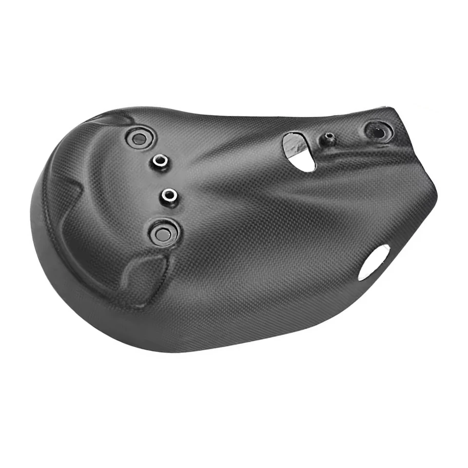 

For DUCATI Panigale V2 959 1299 Real Carbon Fiber Exhaust Pipe Cover Motorcycle Exhaust Hood Protector Heat Shield Fairing Matte