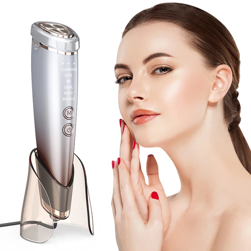 New Beauty Product Ideas 2025 Home Beauty Machine Skin Rejuvenations Face Lifting Hot Cold Rf Led Beauty Device Facial Massager