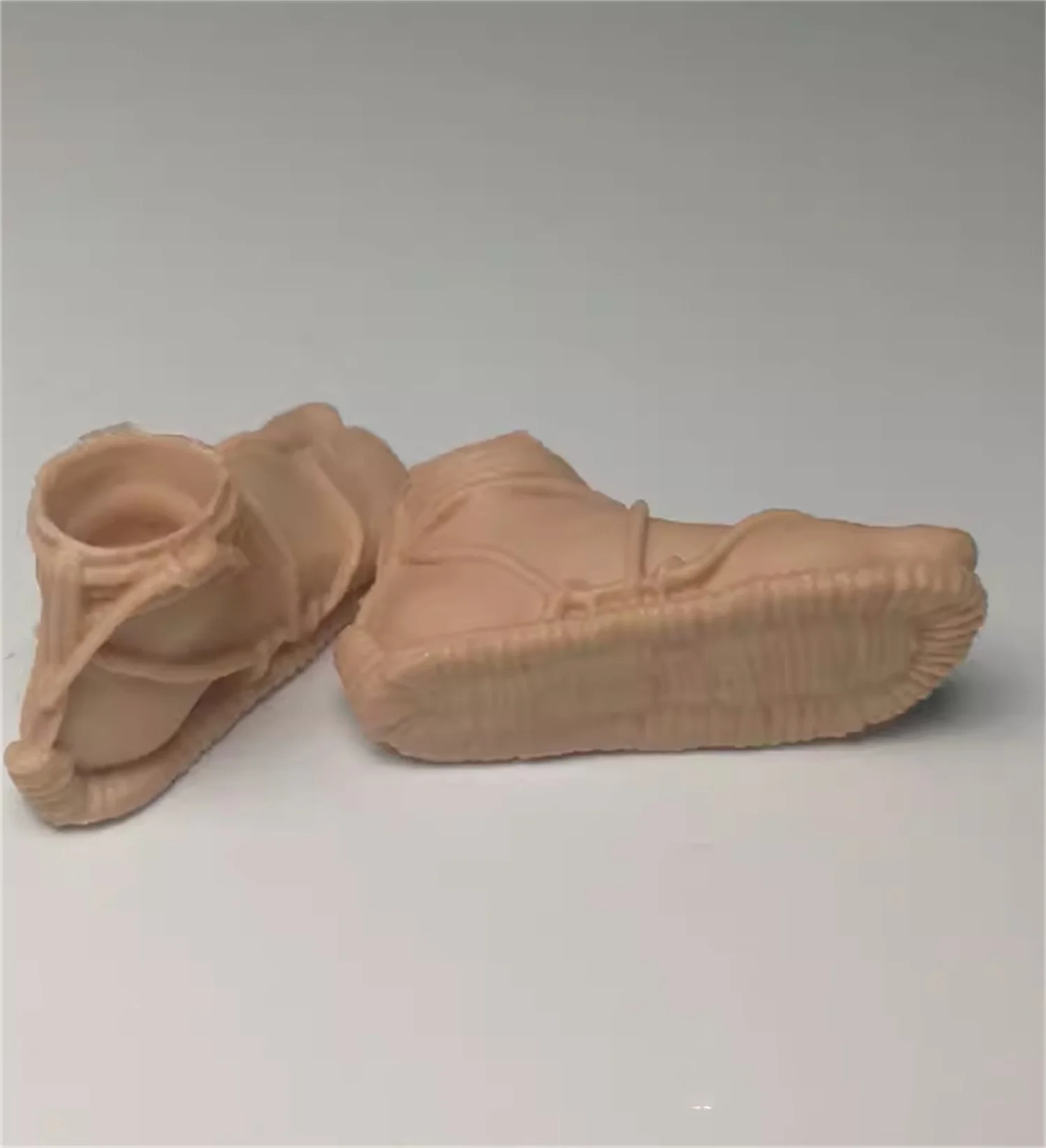 1/6  Scale Unpainted   Japanese samurai boots Shoes ancient soldier accessories or 12inch Action Figure Model Customize Toys