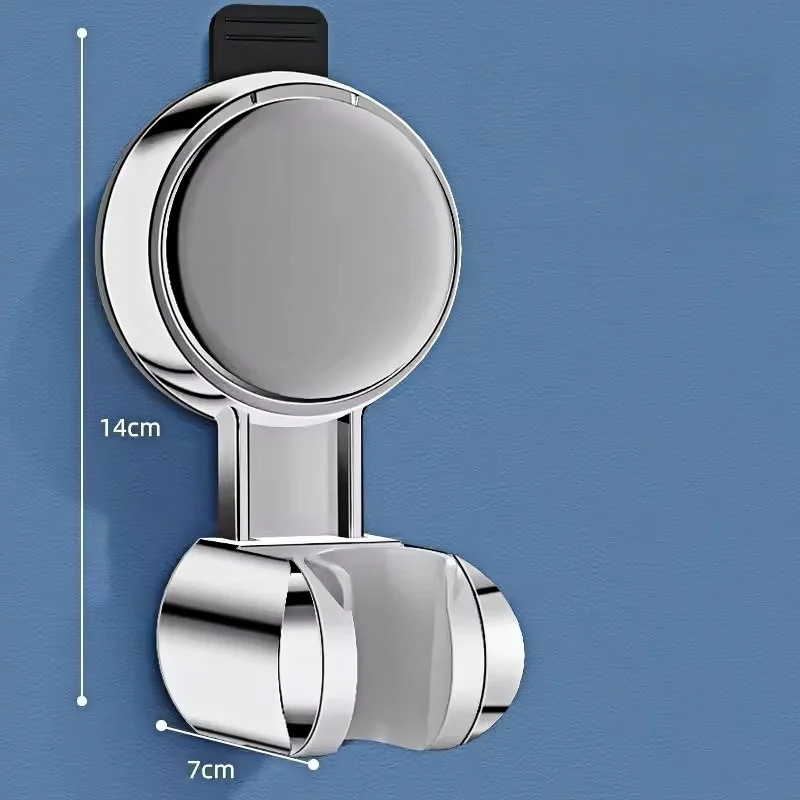 

Shower Nozzle Holder Bathroom Non Drilling Rotating Suction Cup, 360 ° Adjustable Mobile Wall Nozzle Holder Bathroom Accessories