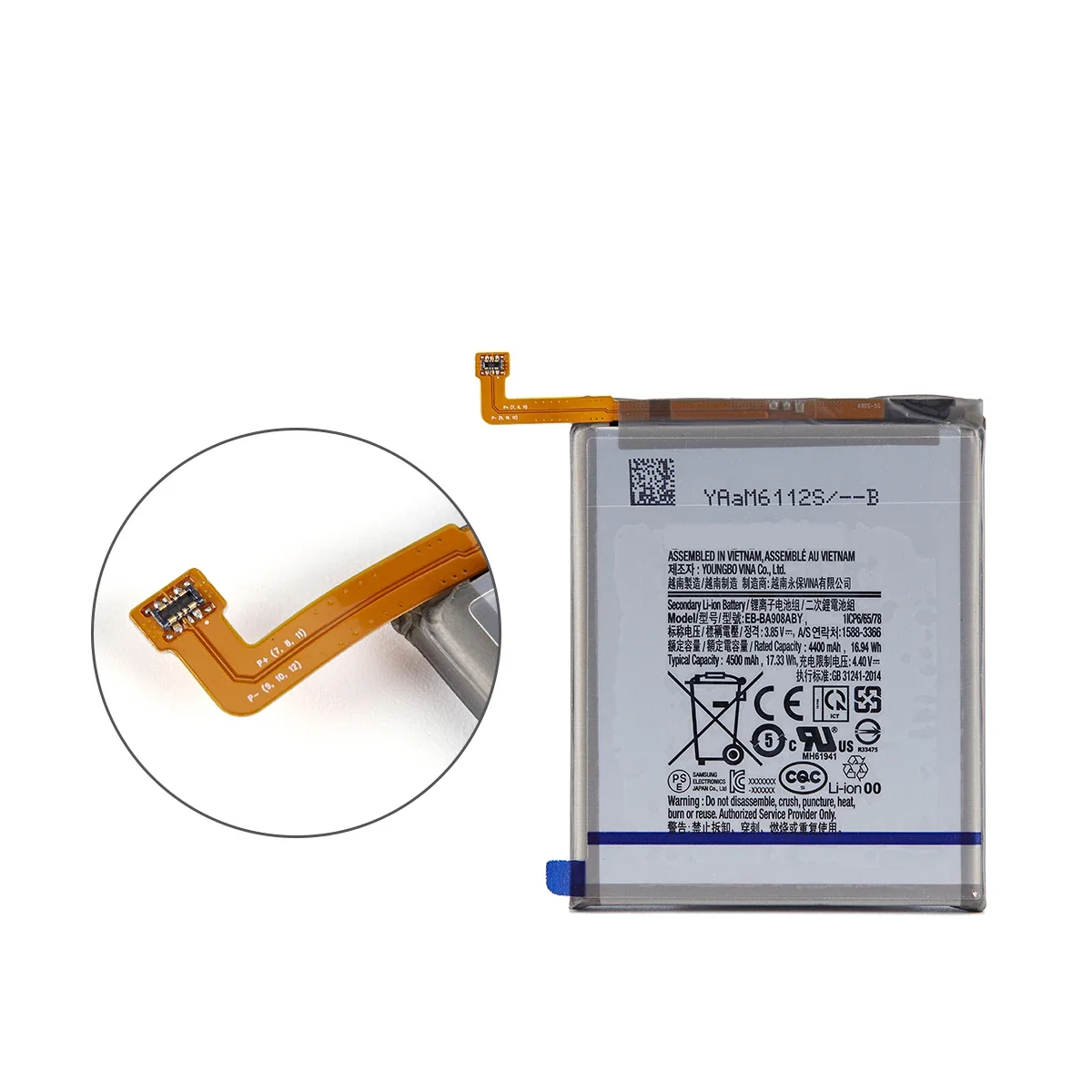 Brand New EB-BA908ABY 4500mAh High Quality Replacement  Battery For Samsung Galaxy A90 5G A908 A908B A908N Mobile Phone