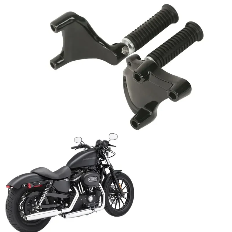 MOTO For Harley Sportster XL Iron 883 1200 2014-2022 Seventy Two XL Forty Eight Passenger Motorcycle Rear Foot Pegs Mount Kit