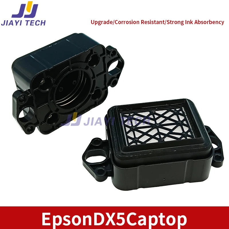 Printer DX5 Captop Head Assembly For Epson DX5/DX7 Printhead Capping Cap Station Connect to 4x3mm Tube