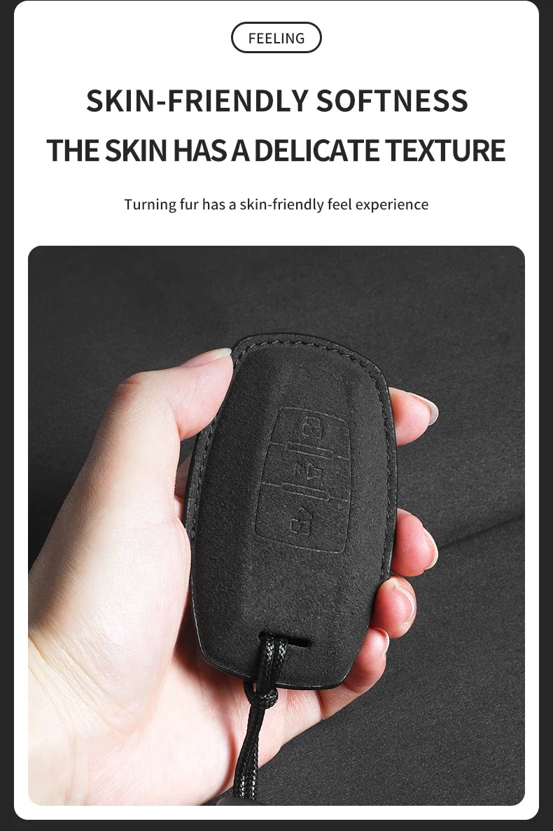 Autos chl üssel etui Schutzhülle für große Wand haval/Hover h6 dargo m6 plus cratos h9 jolion f5 h2s f7 h7 Wildleder Autos chl üssel Schlüssel bund – Detail 6