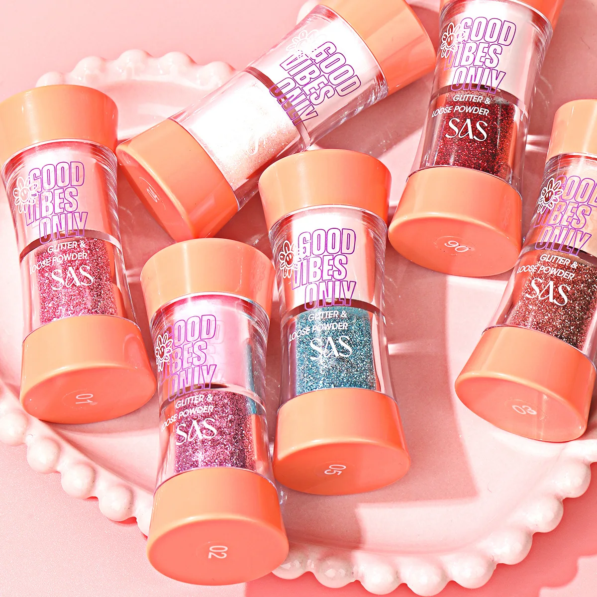 

Loose powder glitter natural three-dimensional waterproof body brightening and grooming to improve complexion beauty makeup