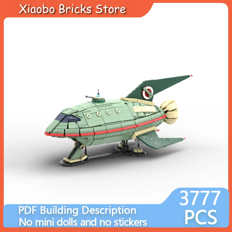 

Модель космического самолета MOC, строительные кирпичи, планета экспресс, космический корабль, модульная технология, подарки, праздник, сборка, детские игрушки, костюм