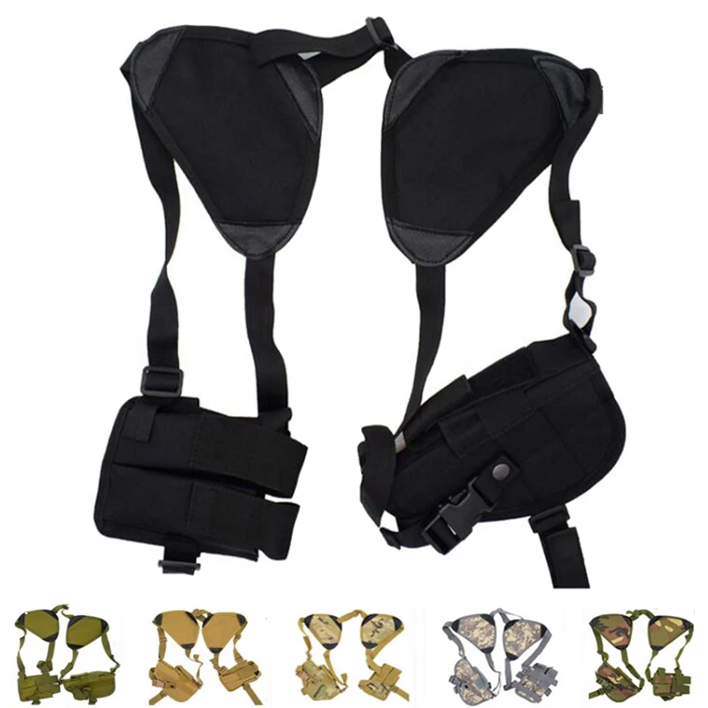 

Tactical Nylon Gun Holster Hunting Security Universal Pistol Gun Carry Pouch Concealed Shoulder Holster For Glock Gun