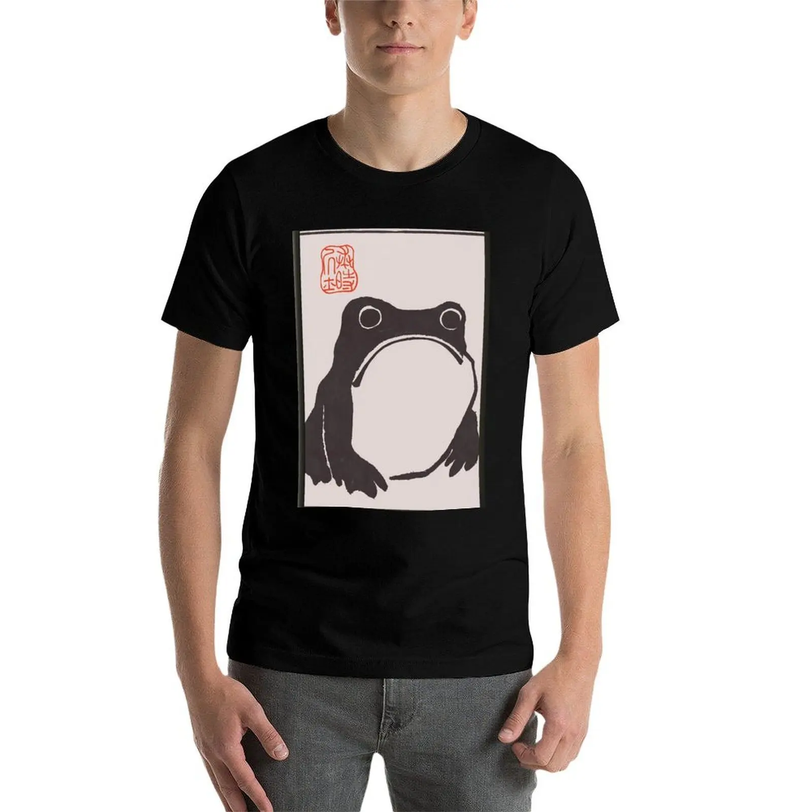 اليابان 100% تي ماتسوموتو هوجي تي شيرت عادي غرينوي الفن حزمة القطن الأسود القطن للقمصان تي شيرت رجل رجل