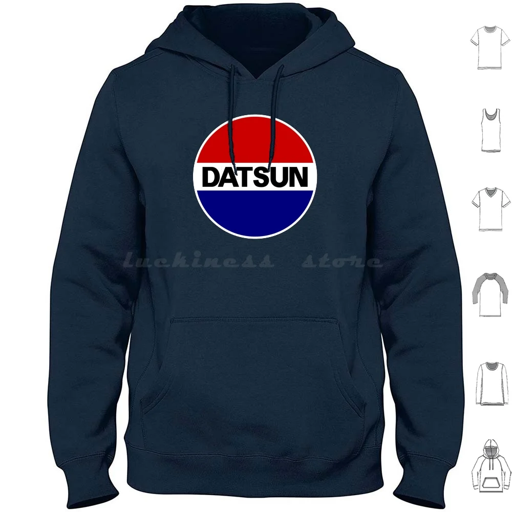 Sudaderas con capucha Datsun 2 de manga larga, estilo japonés, retro, clásico, asiático, para coches japoneses, 510 Celica 240 260 280 280z