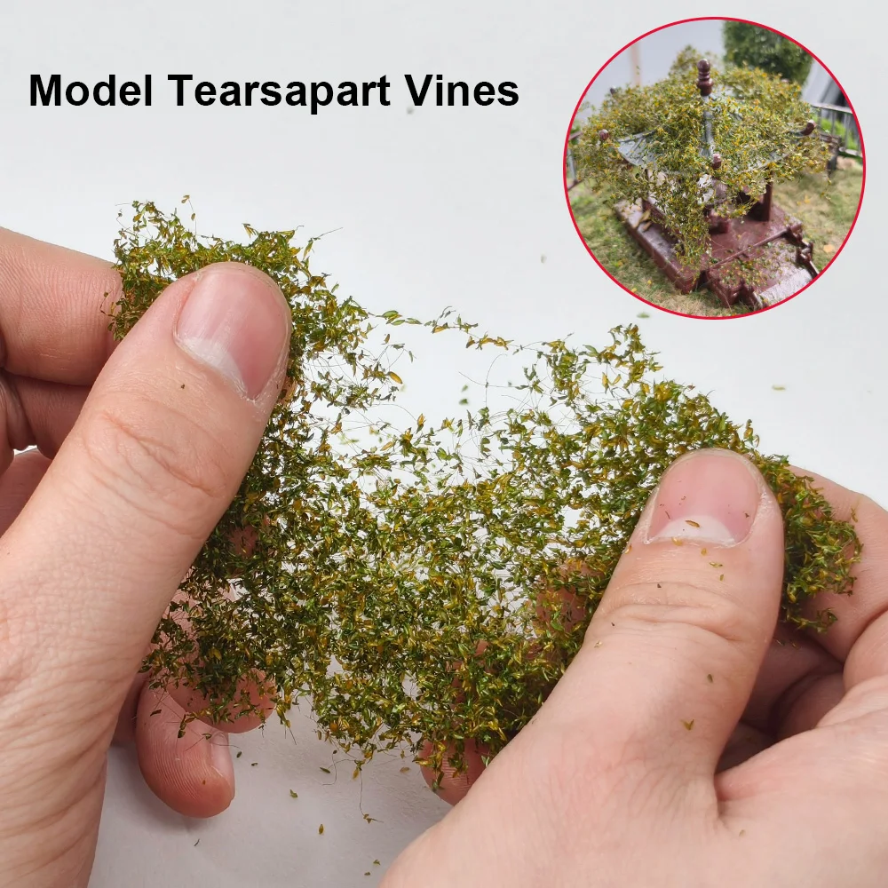 Artificial Miniature Vine Kit Model Railway Scenery Layout Simulation Shrubs Realistic Vines For Dollhouse Decoration 1Box