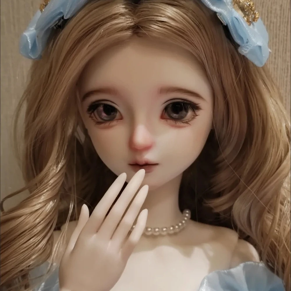 12/14/16/18mm Occhi della bambola per 1/3 1/4 1/6 Bjd Doll Gesso Bulbo oculare Imitazione Occhi di vetro Dress Up Giocattoli Accessori per bambole, Nessuna bambola