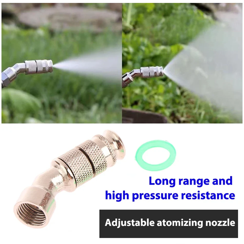 Brass Atomization Nozzle Garden Cleaning Machine Agricultural Electric Sprayer Adjustable Distance Spray For Garden Sprayers