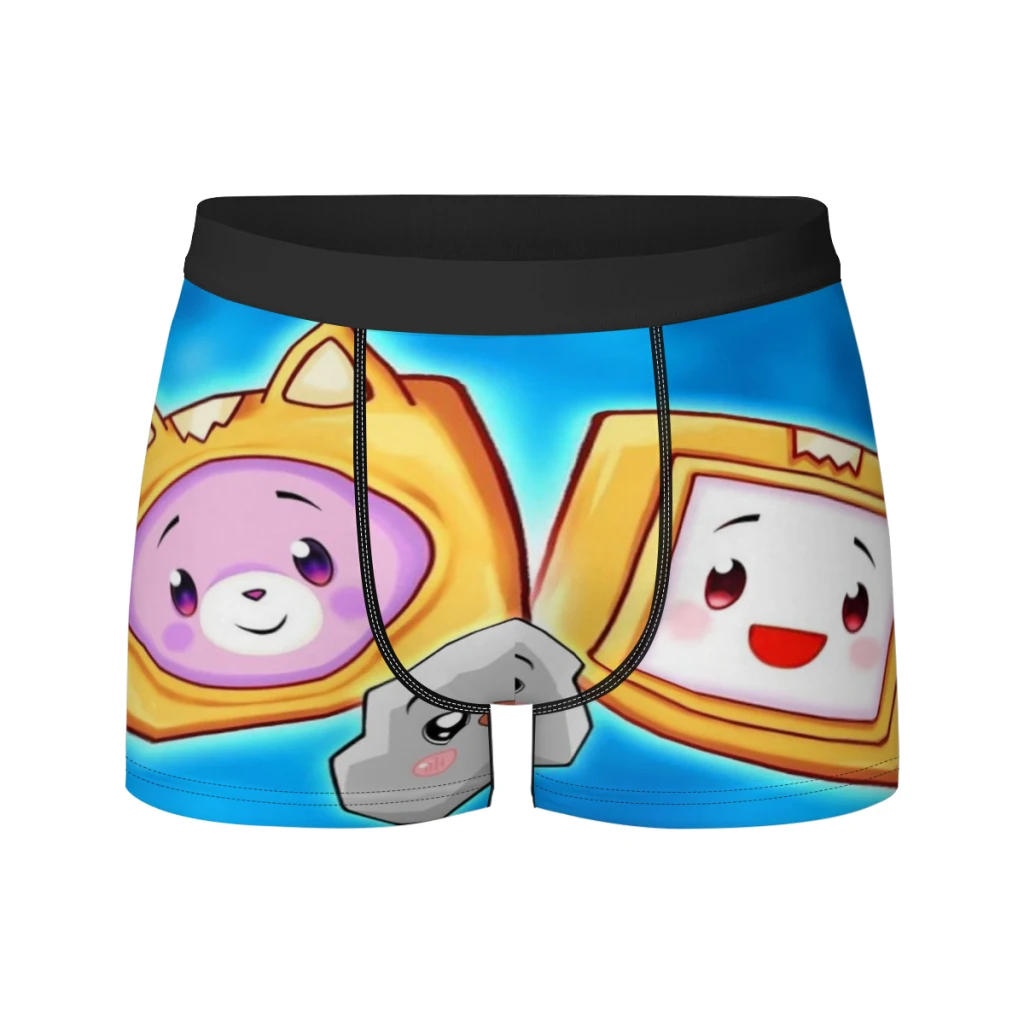 

Lankybox Foxy Boxy Kawaii Men Underpants Man Breathable Boxer Shorts Men's Panties Underwear Gift