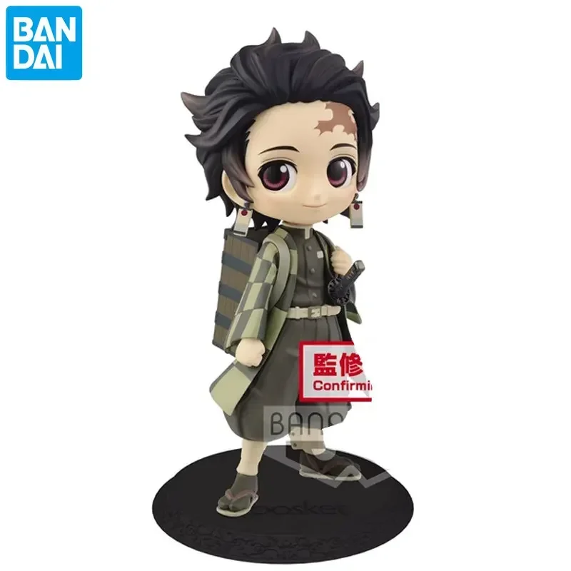 

BANDAI Demon Slayer Kamado Tanjirou B Q Posket Genuine Anime Action Figure Model Collectible Toys