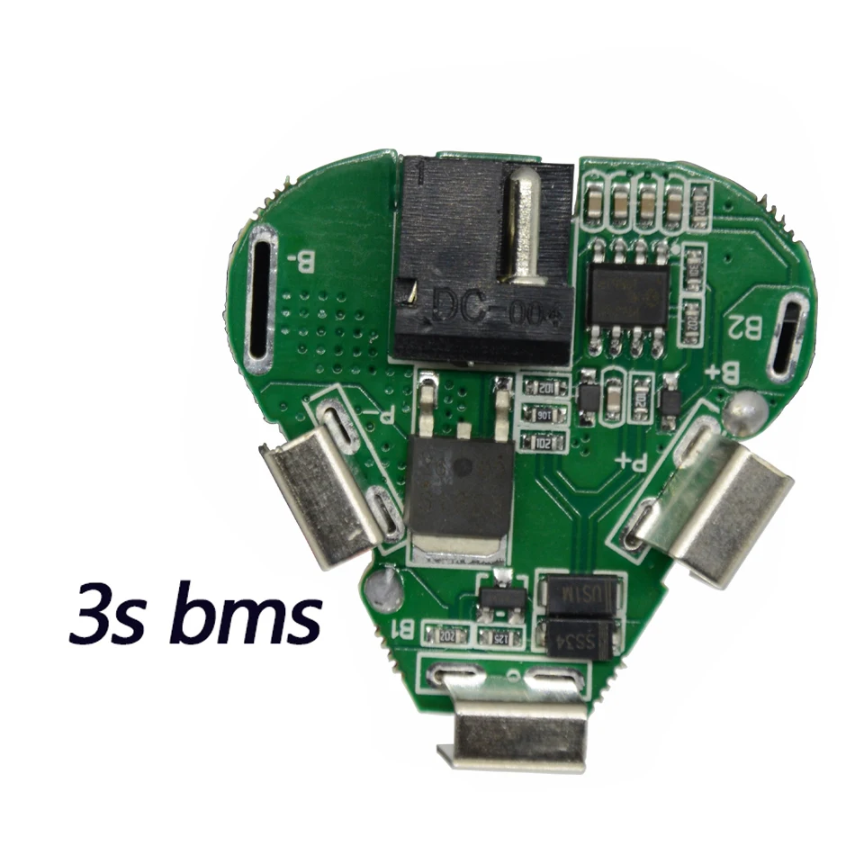 BMS 3S 12V DC Electrical Tools Li-ion Battery Protection Board BMS Circuit 18650 Holder 3 Cell Packs For Hand Lithium Drill PCB