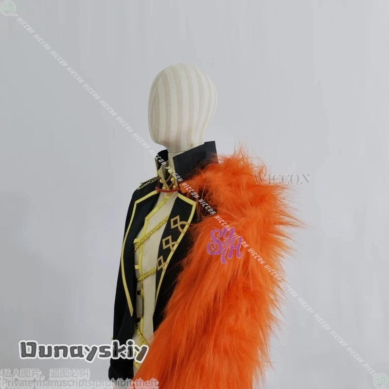 Sancho Cosplay Anime Spiel Limbus Company Kostüm {BankaiMode}Vintage Palace Style Mantel Hose Langhaariger Kragen Schal Halloween
