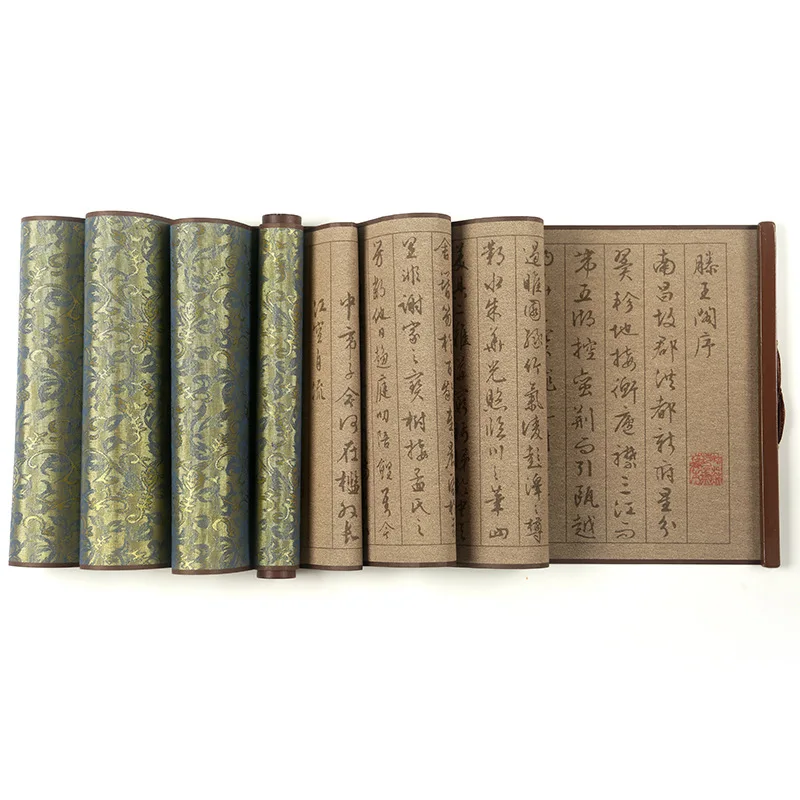 

Reusable Water Writing Cloth Scroll Copybook Running Script Copying Calligraphy Practice Water Writing Cloth Scroll Copybook Set